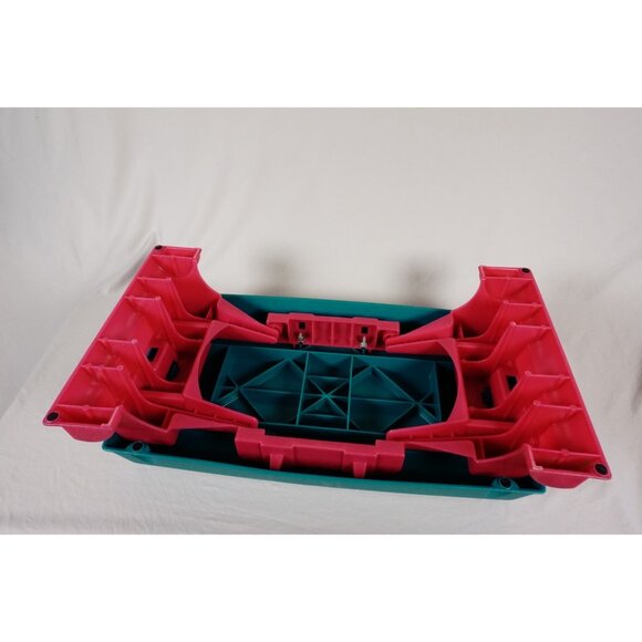 Step II Aerobic & Abdominal Workout Bench Stepper Adjustable Teal Pink Exercise - Picture 5 of 12